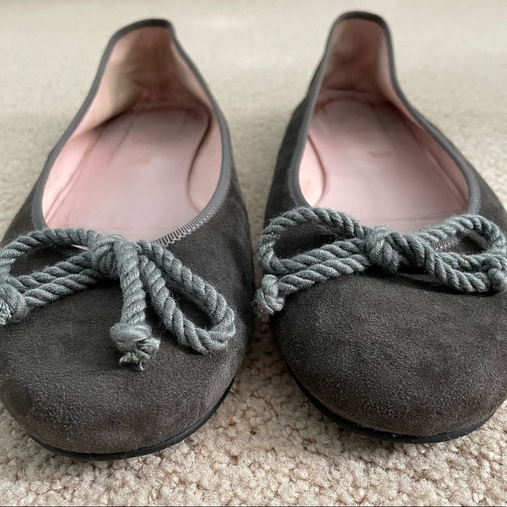 Pretty Ballerinas Rosario ballet flat in grey suede